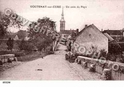 Ville de VOUTENAYSURCURE Carte postale ancienne