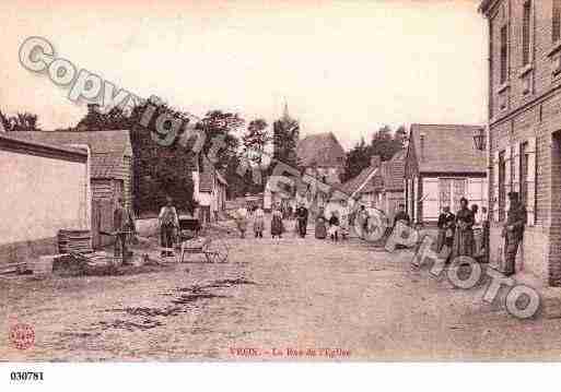 Ville de VRON Carte postale ancienne