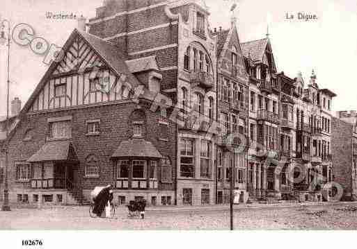 Ville de WESTENDE Carte postale ancienne Ville de WESTENDE Carte postale ancienne