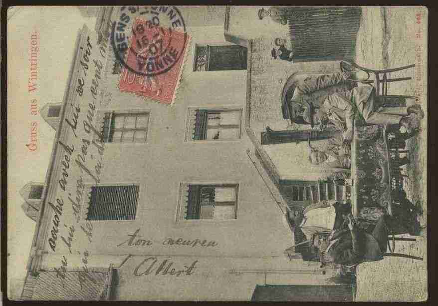 Ville de WINTRANGE Carte postale ancienne Ville de WINTRANGE Carte postale ancienne