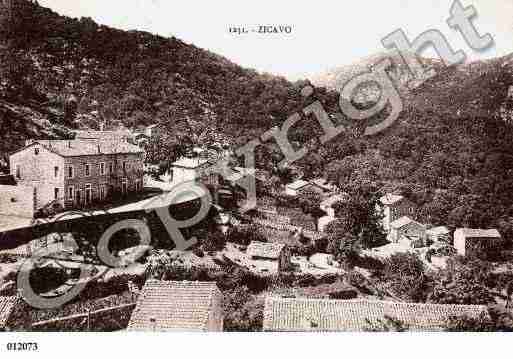 Ville de ZICAVO Carte postale ancienne