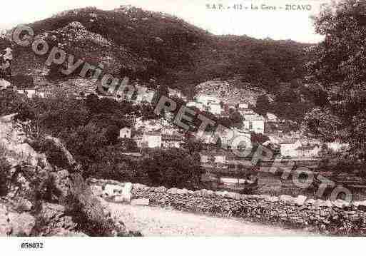 Ville de ZICAVO Carte postale ancienne