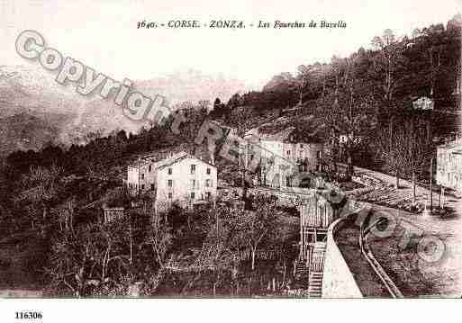 Ville de ZONZA Carte postale ancienne