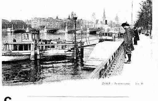 Ville de ZURICH Carte postale ancienne Ville de ZURICH Carte postale ancienne