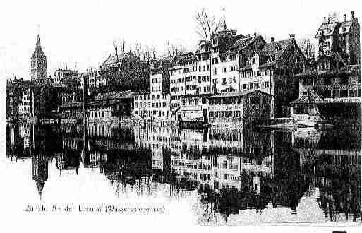 Ville de ZURICH Carte postale ancienne Ville de ZURICH Carte postale ancienne