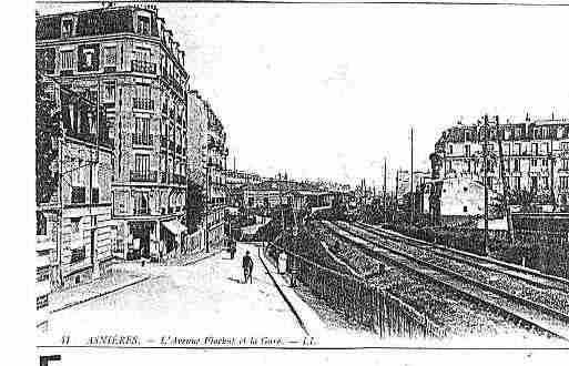 Ville de ASNIERESSURSEINE Carte postale ancienne
