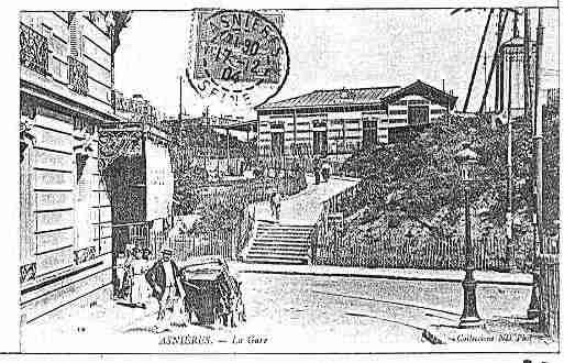 Ville de ASNIERESSURSEINE Carte postale ancienne
