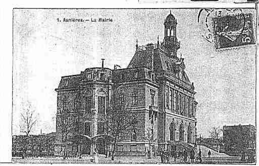 Ville de ASNIERESSURSEINE Carte postale ancienne