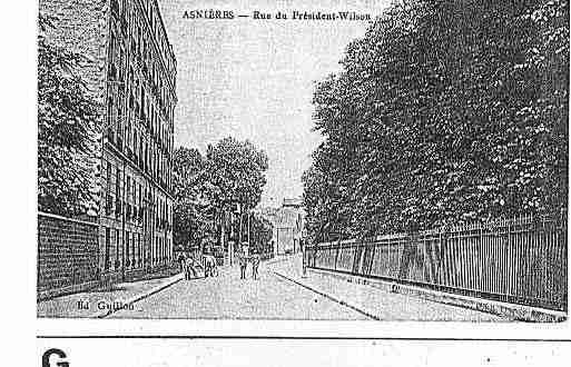 Ville de ASNIERESSURSEINE Carte postale ancienne