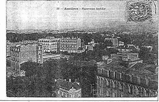 Ville de ASNIERESSURSEINE Carte postale ancienne