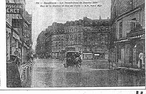 Ville de ASNIERESSURSEINE Carte postale ancienne