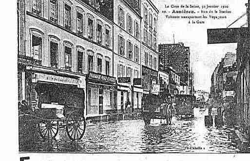 Ville de ASNIERESSURSEINE Carte postale ancienne