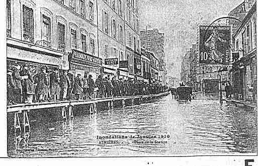 Ville de ASNIERESSURSEINE Carte postale ancienne