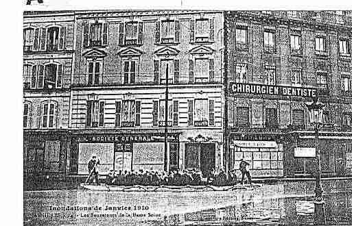Ville de ASNIERESSURSEINE Carte postale ancienne Ville de ASNIERESSURSEINE Carte postale ancienne