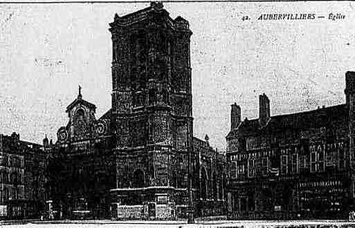 Ville de AUBERVILLIERS Carte postale ancienne Ville de AUBERVILLIERS Carte postale ancienne