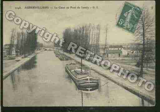 Ville de AUBERVILLIERS Carte postale ancienne