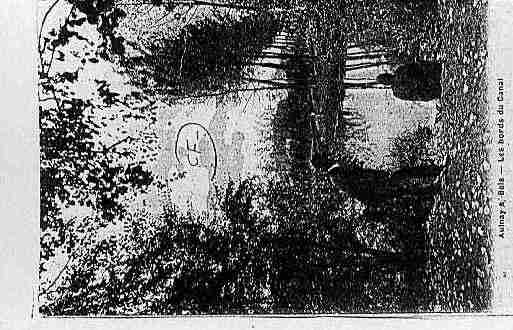 Ville de AULNAYSOUSBOIS Carte postale ancienne