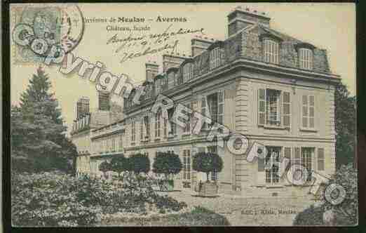 Ville de AVERNES Carte postale ancienne