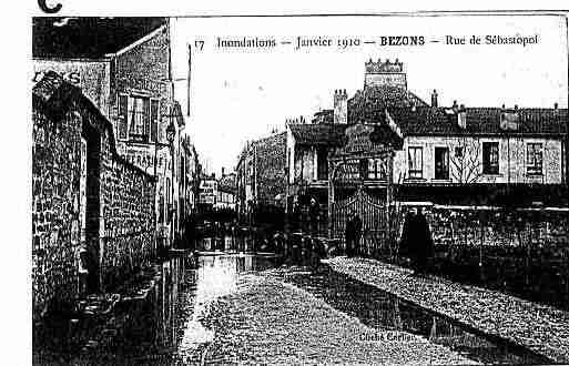 Ville de BEZONS Carte postale ancienne