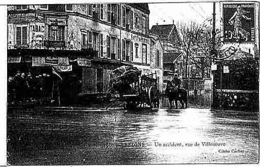 Ville de BEZONS Carte postale ancienne