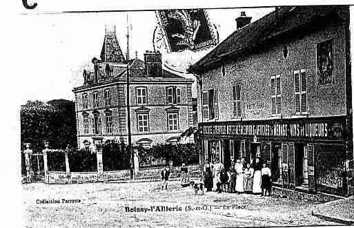 Ville de BOISSYL\'AILLERIE Carte postale ancienne