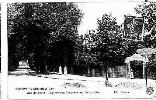 Ville de BOISSYSAINTLEGER Carte postale ancienne Ville de BOISSYSAINTLEGER Carte postale ancienne