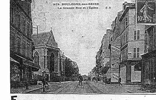Ville de BOULOGNEBILLANCOURT Carte postale ancienne