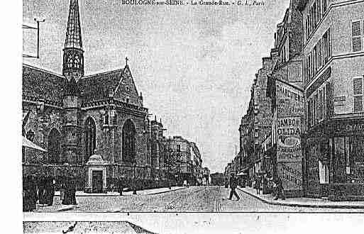 Ville de BOULOGNEBILLANCOURT Carte postale ancienne