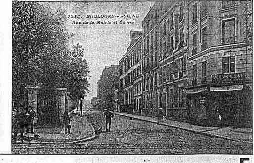 Ville de BOULOGNEBILLANCOURT Carte postale ancienne Ville de BOULOGNEBILLANCOURT Carte postale ancienne