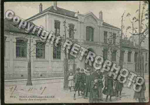 Ville de BOULOGNEBILLANCOURT Carte postale ancienne Ville de BOULOGNEBILLANCOURT Carte postale ancienne