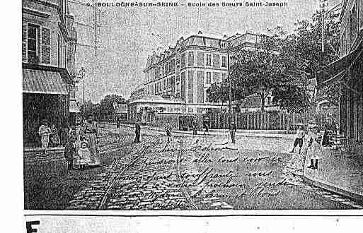 Ville de BOULOGNEBILLANCOURT Carte postale ancienne Ville de BOULOGNEBILLANCOURT Carte postale ancienne