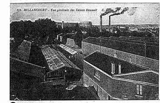 Ville de BOULOGNEBILLANCOURT Carte postale ancienne