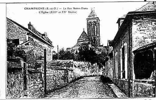 Ville de CHAMPAGNESUROISE Carte postale ancienne