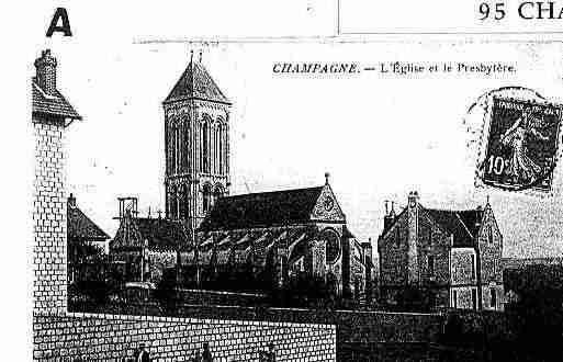 Ville de CHAMPAGNESUROISE Carte postale ancienne