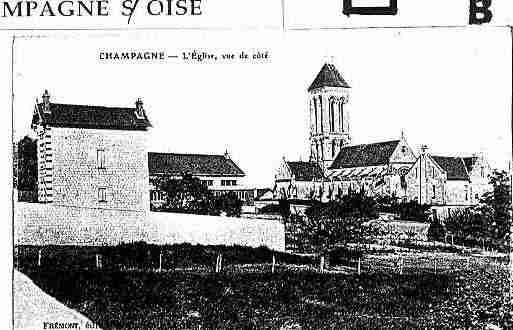 Ville de CHAMPAGNESUROISE Carte postale ancienne