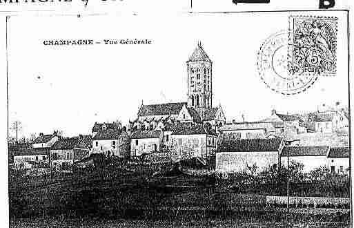 Ville de CHAMPAGNESUROISE Carte postale ancienne