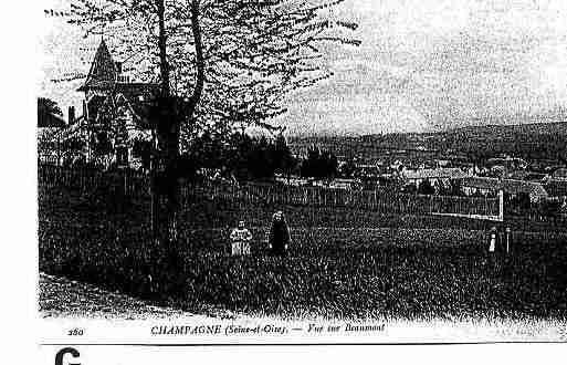 Ville de CHAMPAGNESUROISE Carte postale ancienne