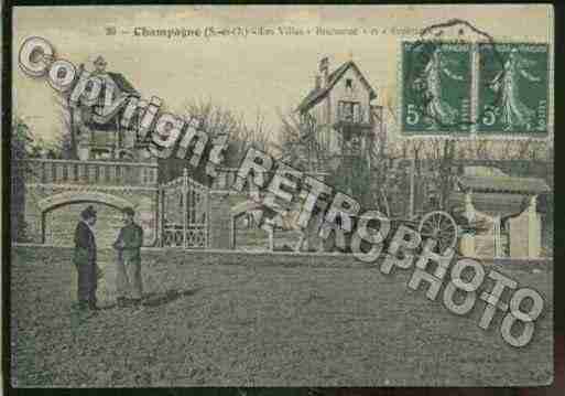 Ville de CHAMPAGNESUROISE Carte postale ancienne