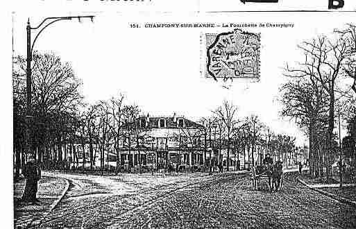 Ville de CHAMPIGNYSURMARNE Carte postale ancienne Ville de CHAMPIGNYSURMARNE Carte postale ancienne