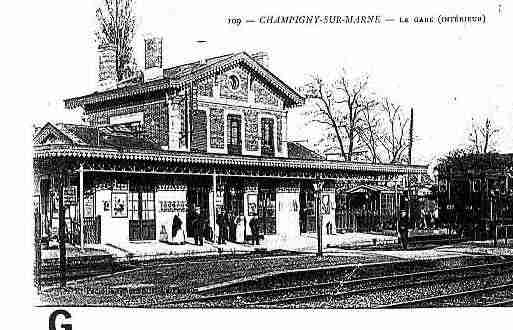 Ville de CHAMPIGNYSURMARNE Carte postale ancienne Ville de CHAMPIGNYSURMARNE Carte postale ancienne