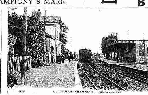Ville de CHAMPIGNYSURMARNE Carte postale ancienne