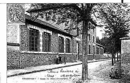 Ville de CHAMPIGNYSURMARNE Carte postale ancienne
