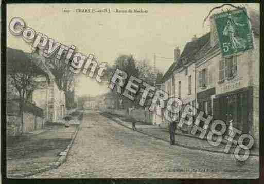 Ville de CHARS Carte postale ancienne