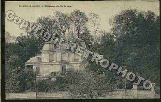 Ville de CHARS Carte postale ancienne