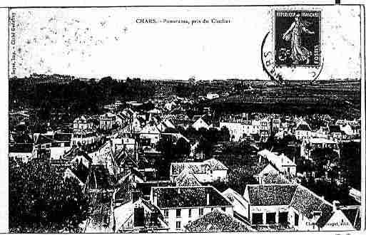 Ville de CHARS Carte postale ancienne