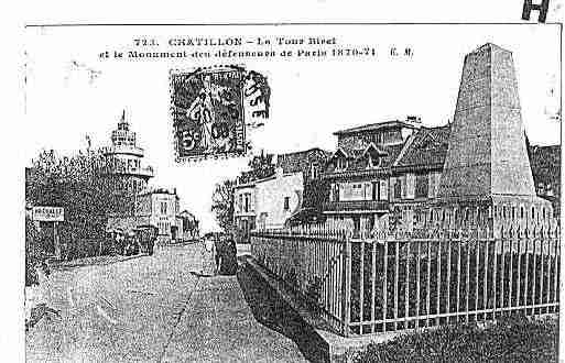 Ville de CHATILLON Carte postale ancienne