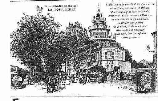 Ville de CHATILLON Carte postale ancienne