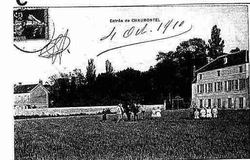 Ville de CHAUMONTEL Carte postale ancienne