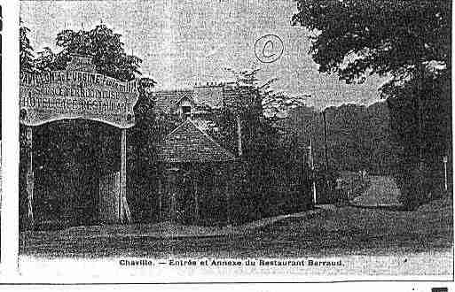 Ville de CHAVILLE Carte postale ancienne