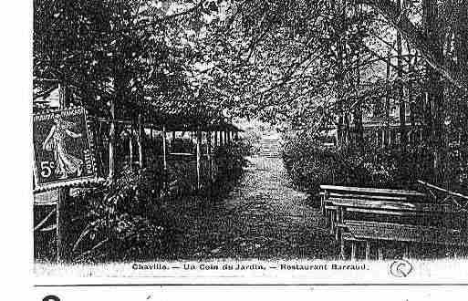 Ville de CHAVILLE Carte postale ancienne
